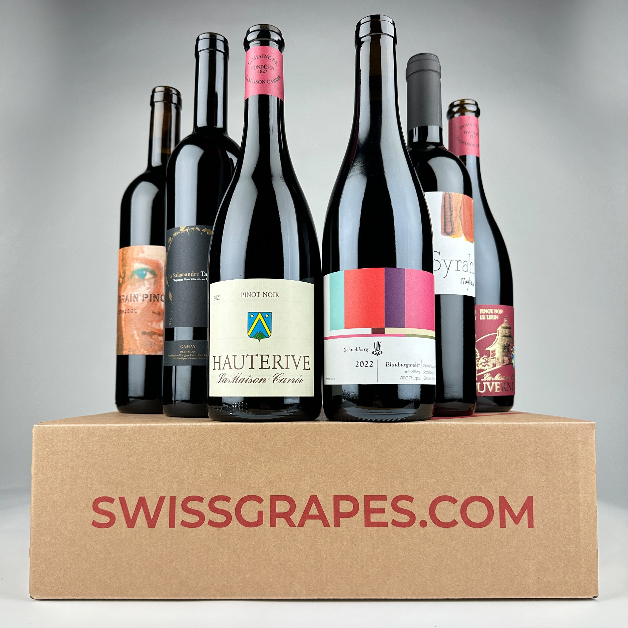 Rouges Prestiges, Coffret cadeau vin suisse